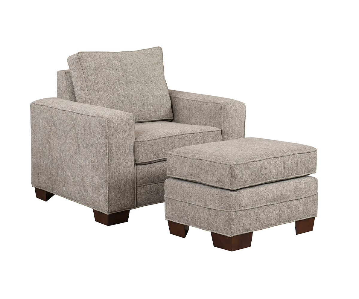 Belmont Chair and Ottoman