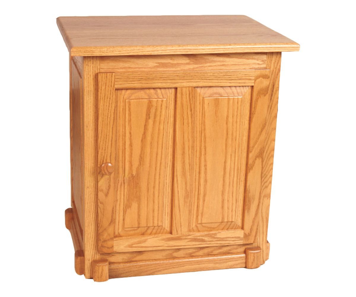 Square Raised-Panel End Table