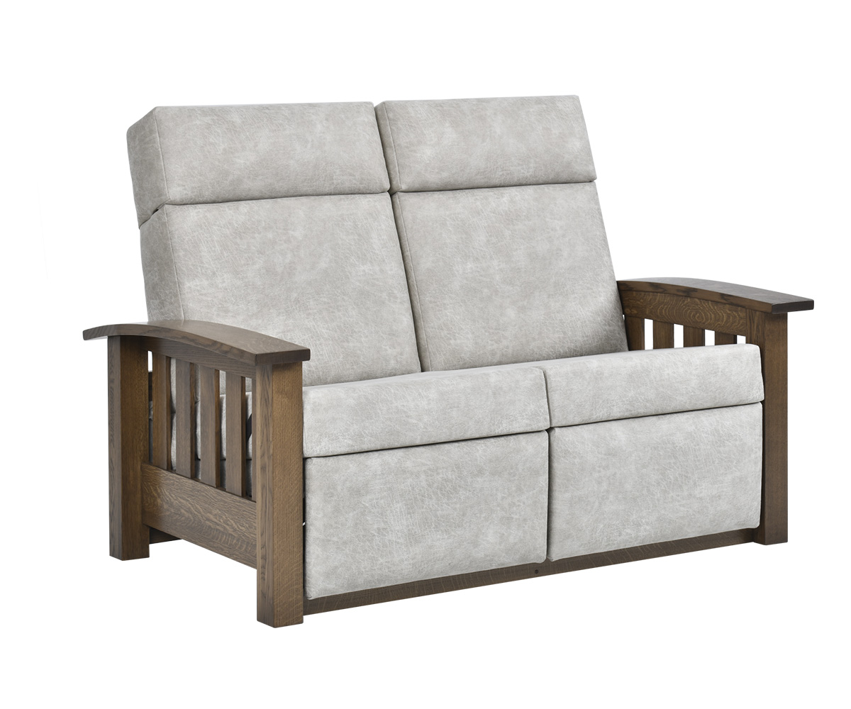 Timber Mission Wallhugger Love Seat Recliner