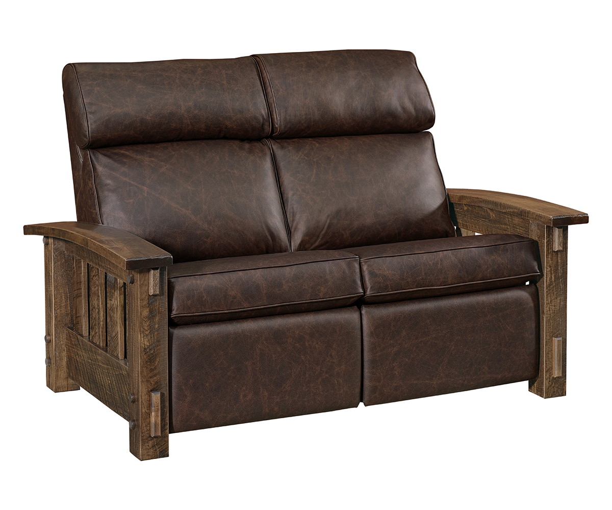 Houston Stockton Wall Hugger Loveseat Recliner
