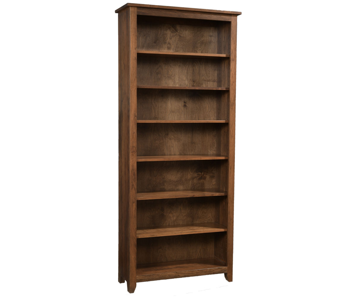 Modern Mission Open Bookcase - 84"W