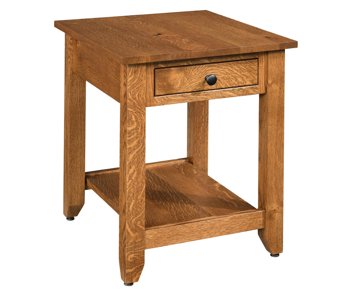 Modern Mission End Table