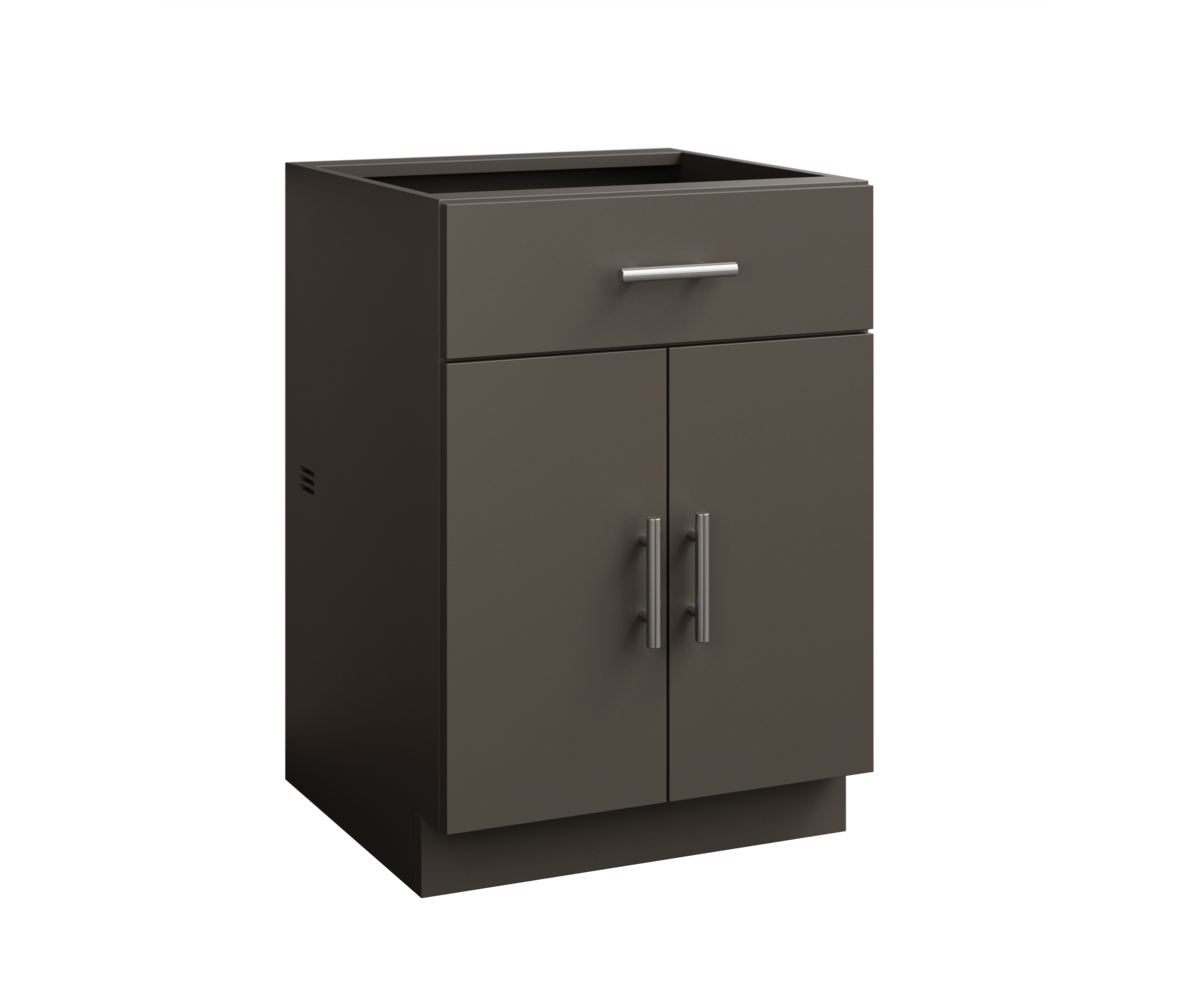 1 Drawer 2 Door Cabinet - 24"W