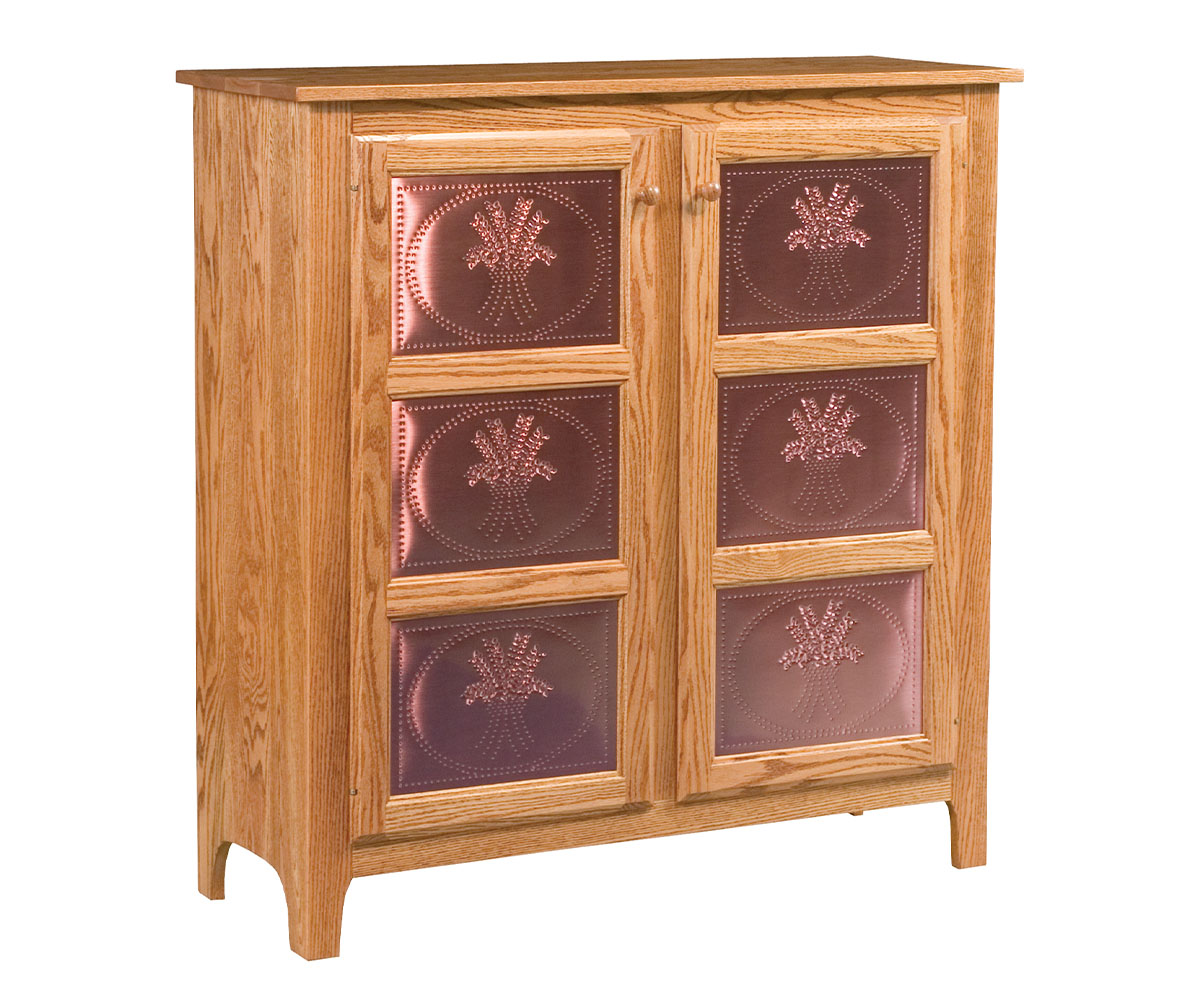 Classic Copper Pie Safe - 3 Panel Door
