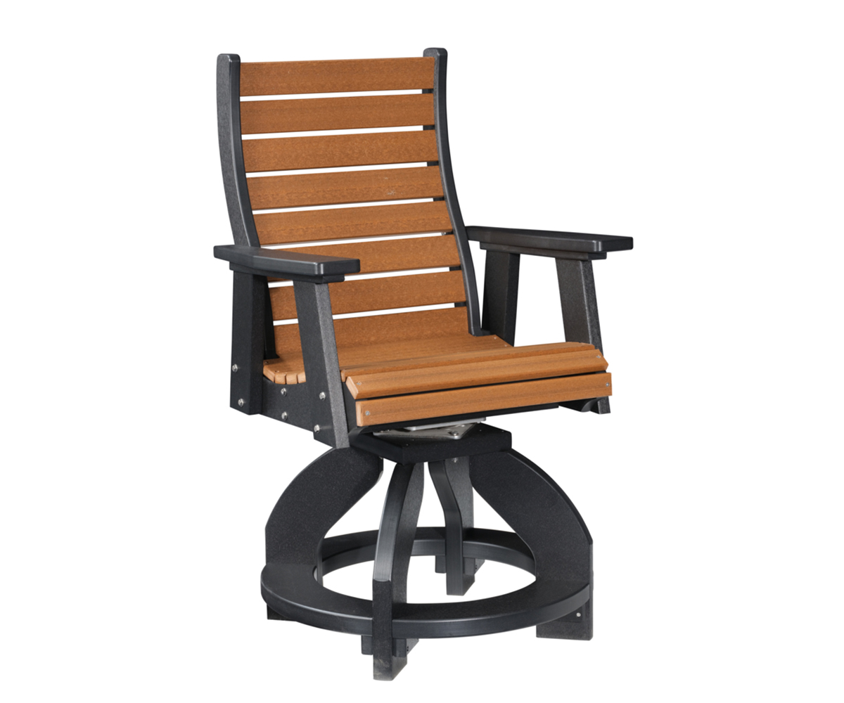 Trellis Back Swivel Chair Balcony - Small