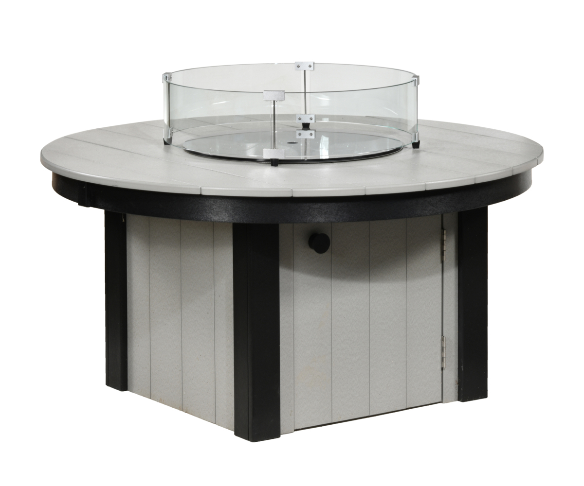 Lina 48" Round Fire Pit Conversation Height - 24"H