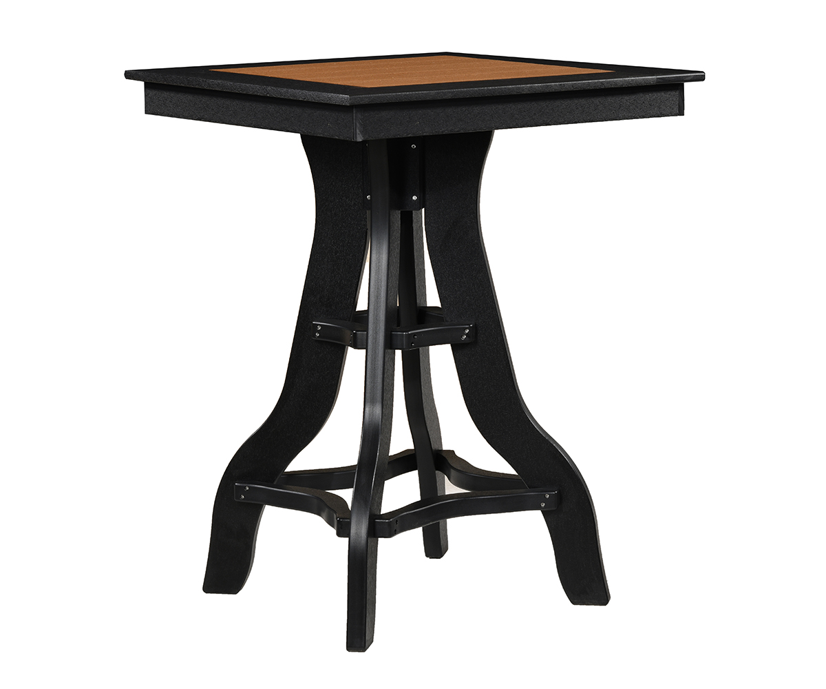 32" Square Pub Border Table - 42"H