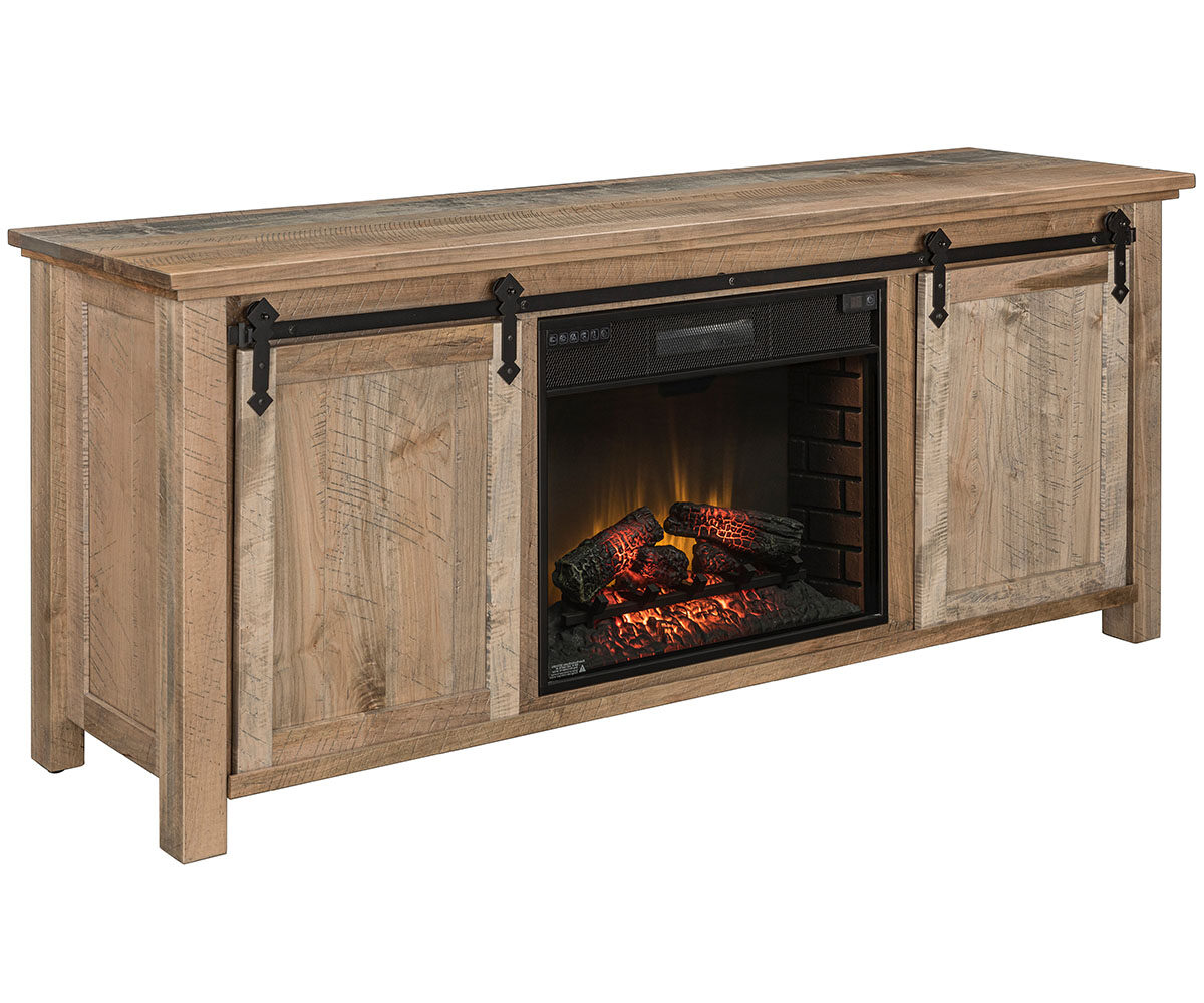Calloway Fireplace Entertainment Center - 80⅝"W