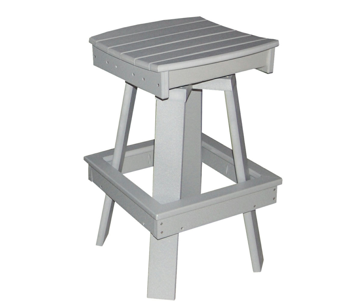 Swivel Saddle Bar Chair