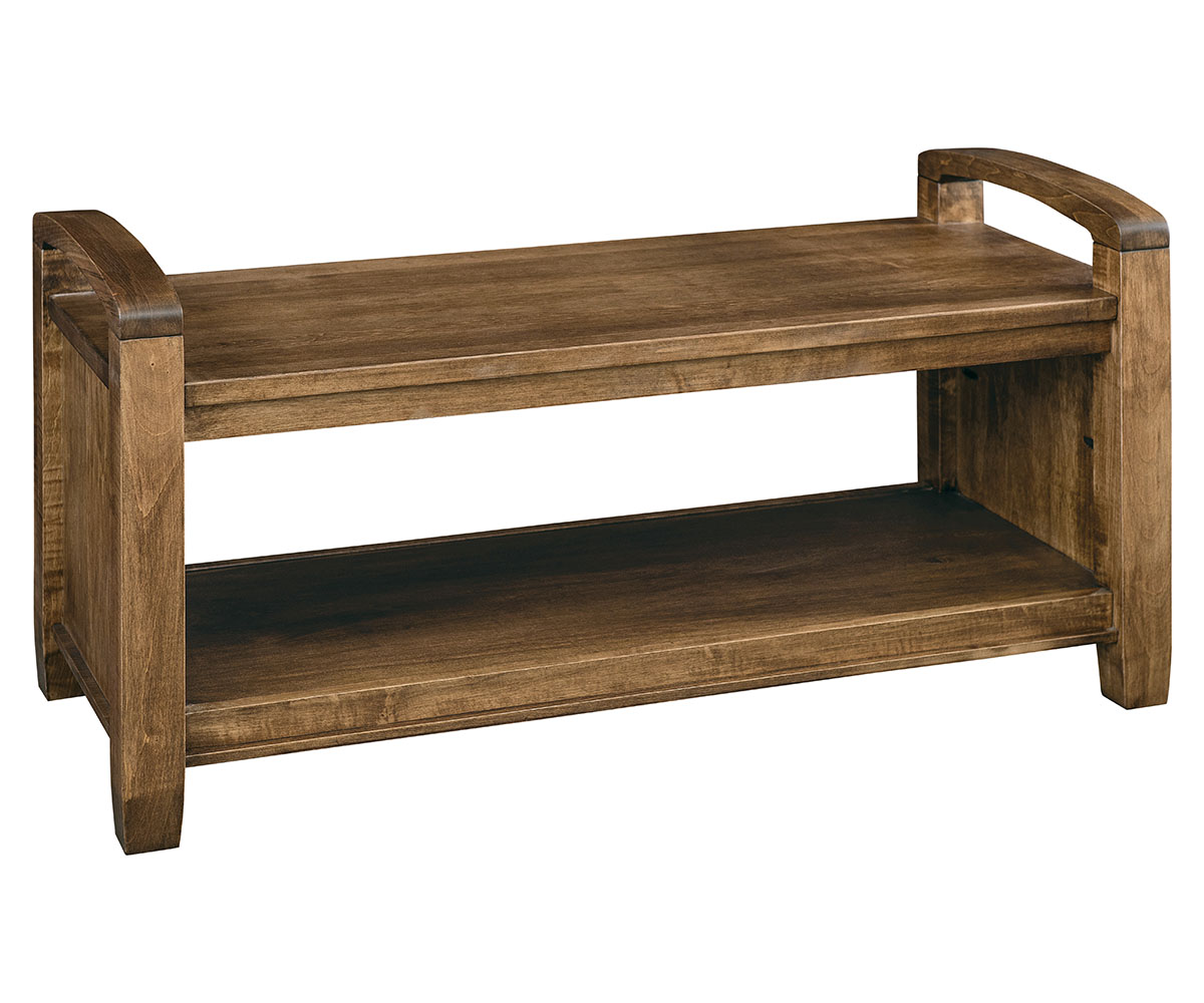 Rosemont Hall Bench - Open Shelf