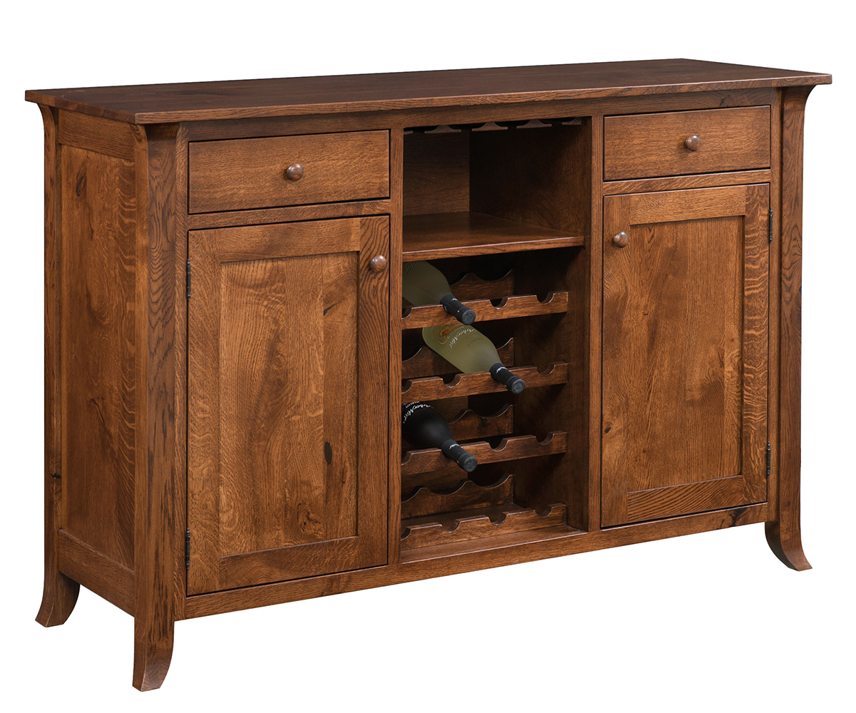 Wine Cabinet - Curved Legs