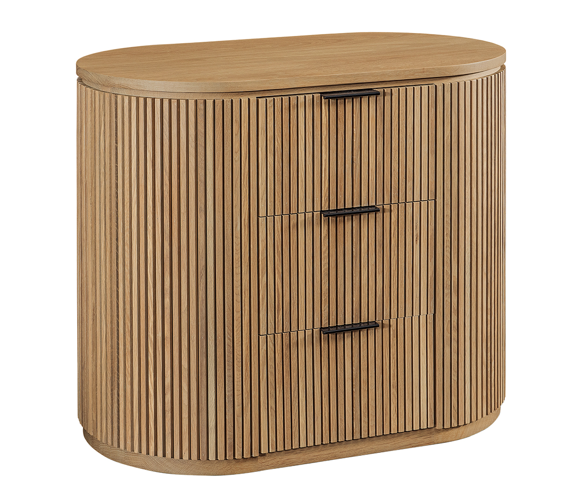 Harper 3 Drawer Nightstand