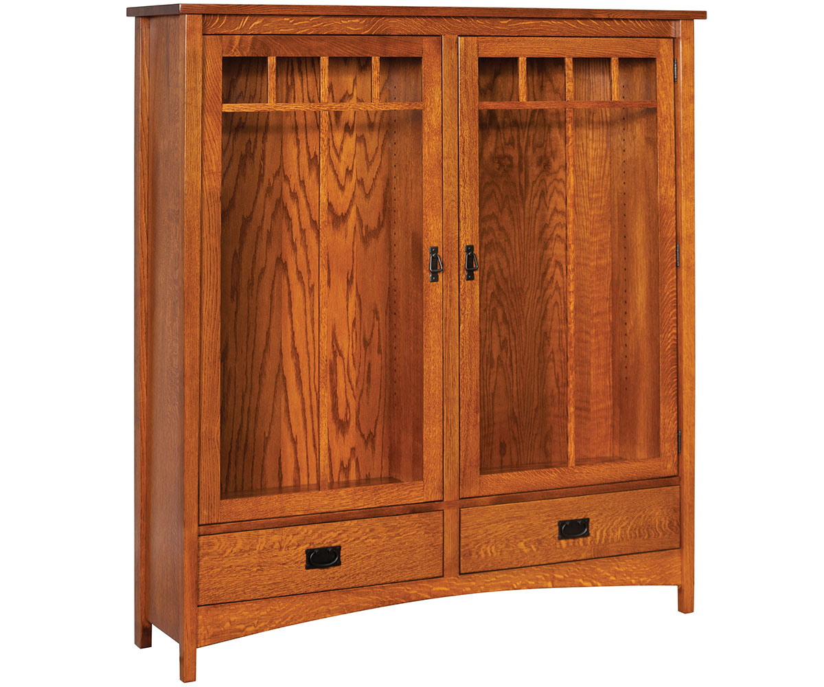 Arts & Crafts 2 Door Bookcase