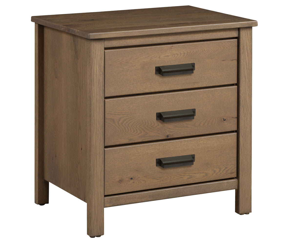 Lakeville 3 Drawer Nightstand