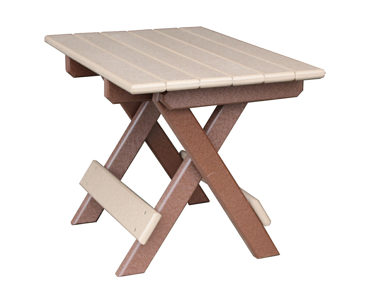 Square Folding End Table