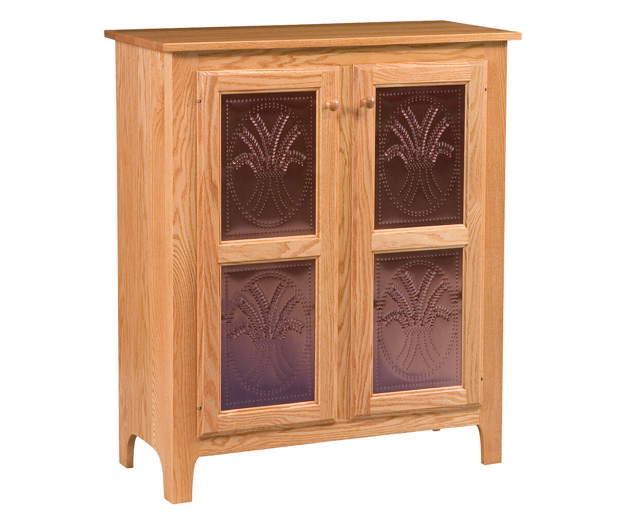 Classic Copper Panel Pie Safe