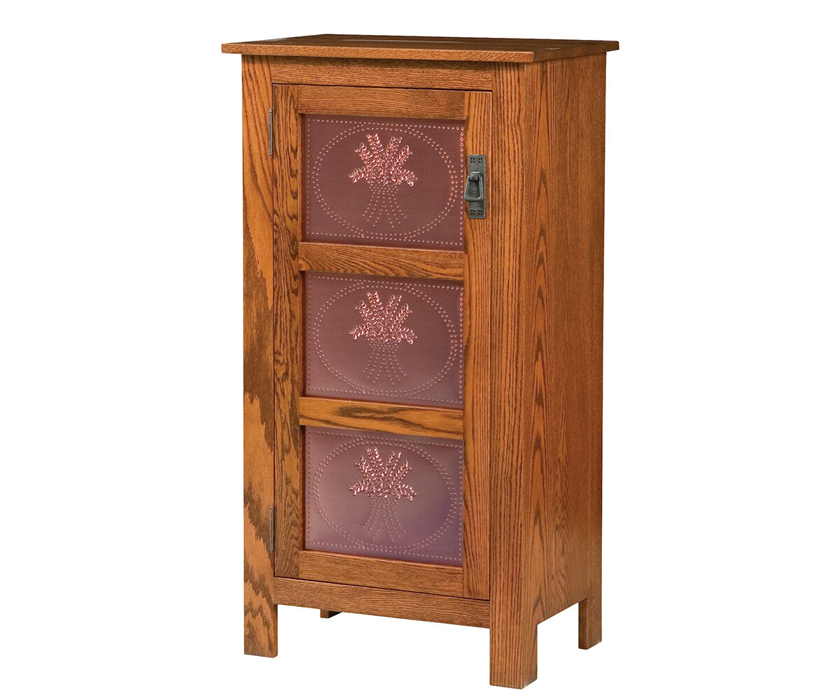 Mission Copper Panel Pie Safe - Three Panel Door