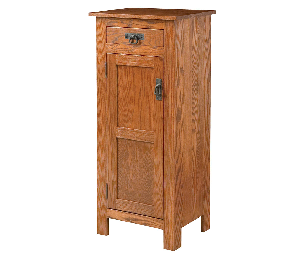 Mission Reverse Panel Pie Safe With Drawer