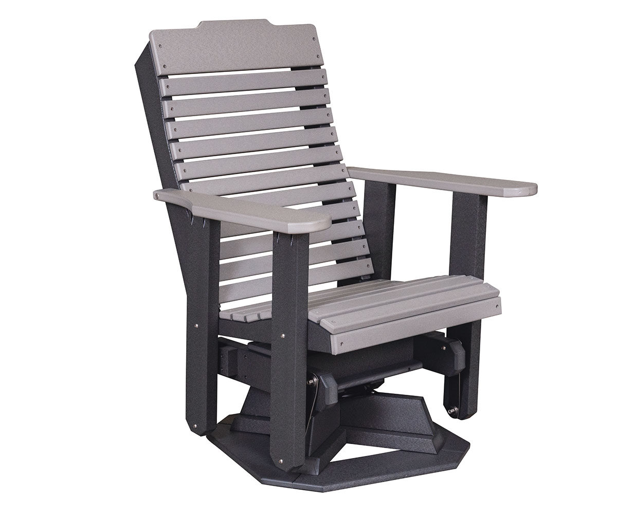 High Back Curve Back Swivel Glider