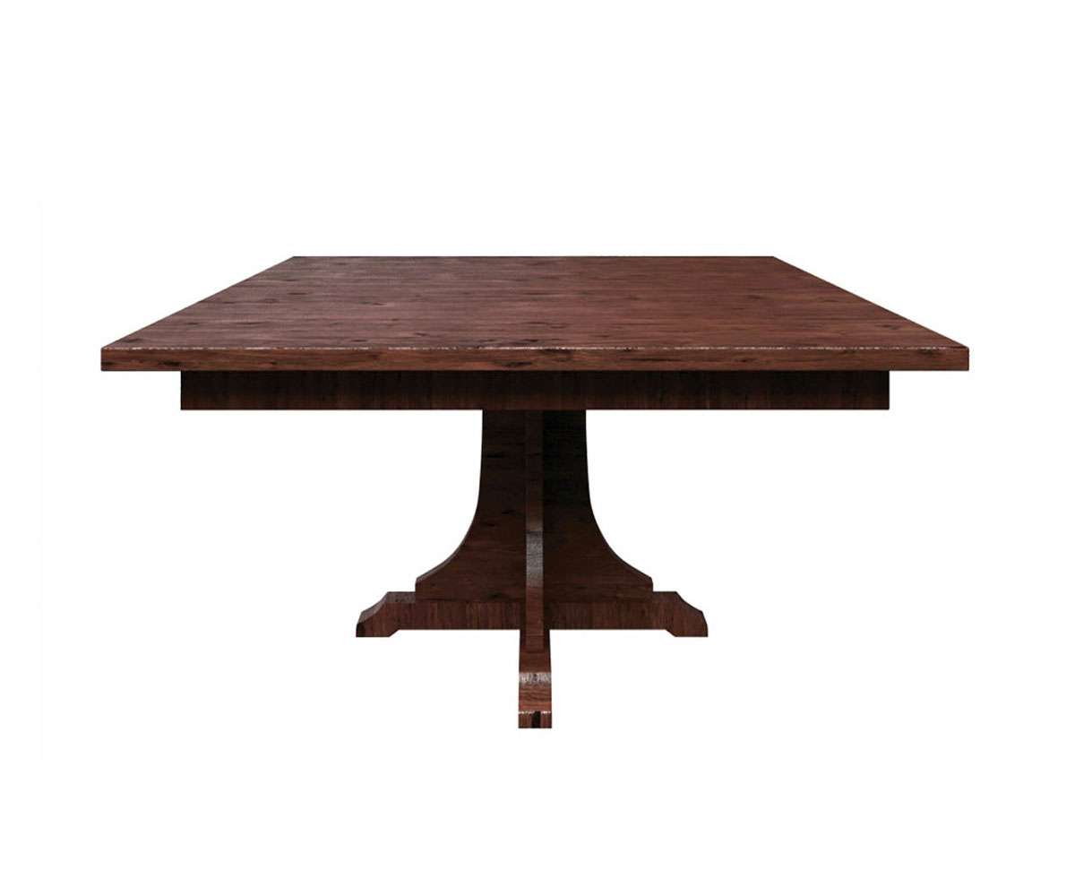 652 Mission Single Pedestal Table