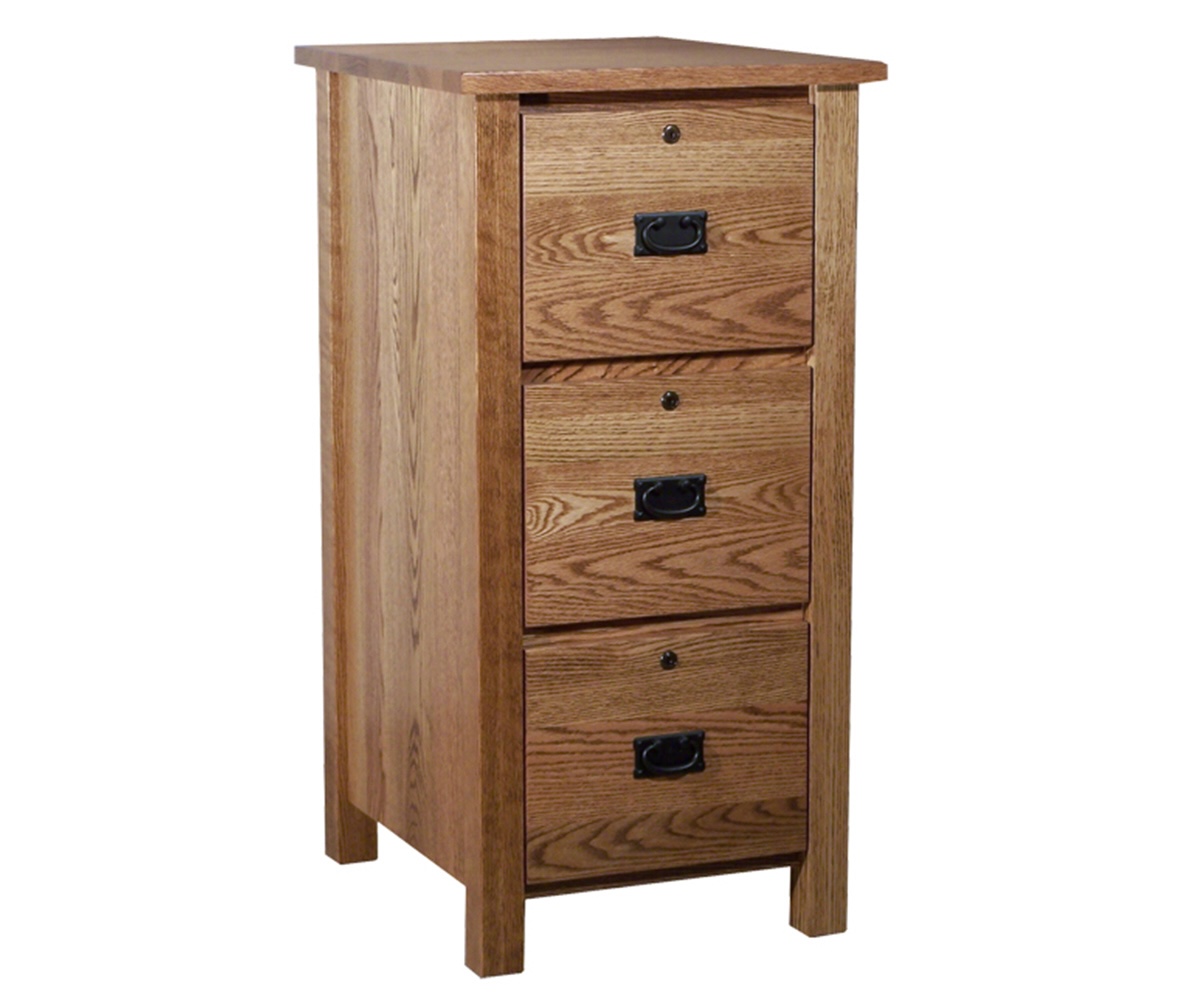 Classic Mission 3 Drawer File Cabinet