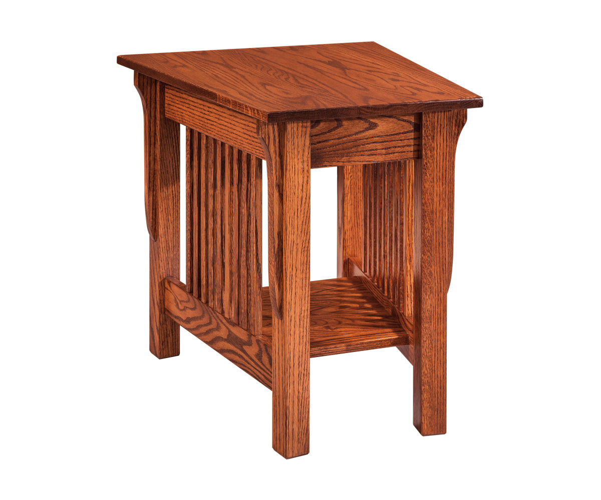 Leah Wedge Shaped End Table