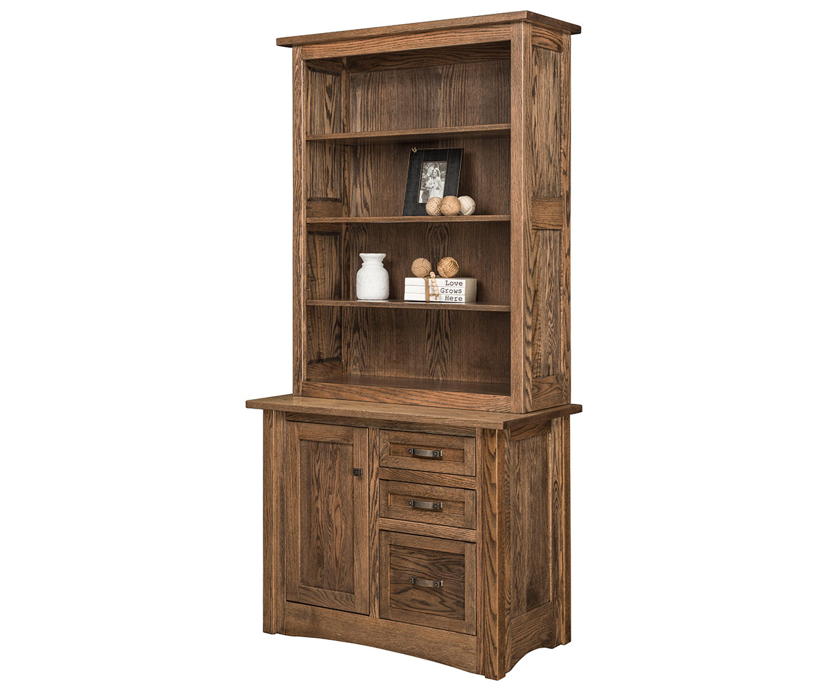 Aspen 1 Door Credenza With Topper
