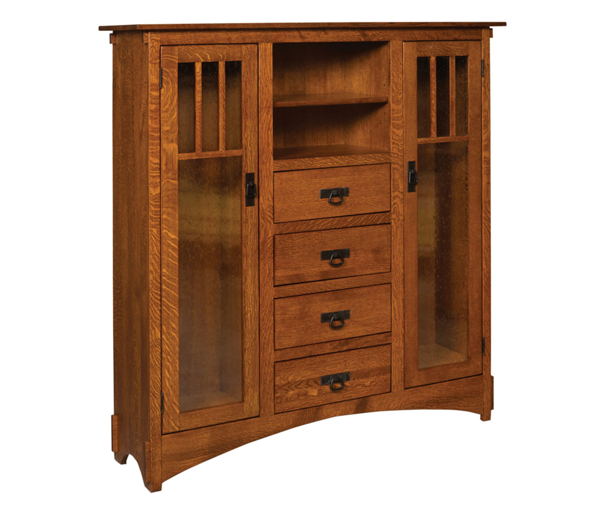 Deluxe Mission Bookcase - 60"H