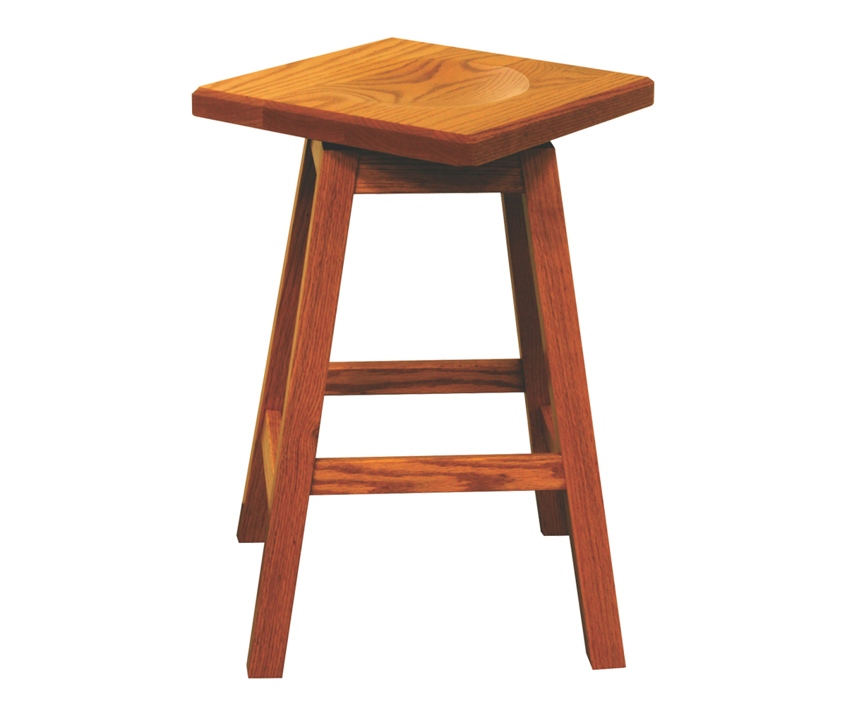 24" Swivel Mission Bar Stool