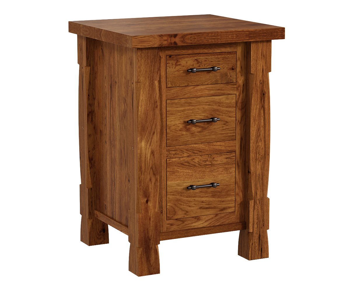 Ouray 3 Drawer Nightstand