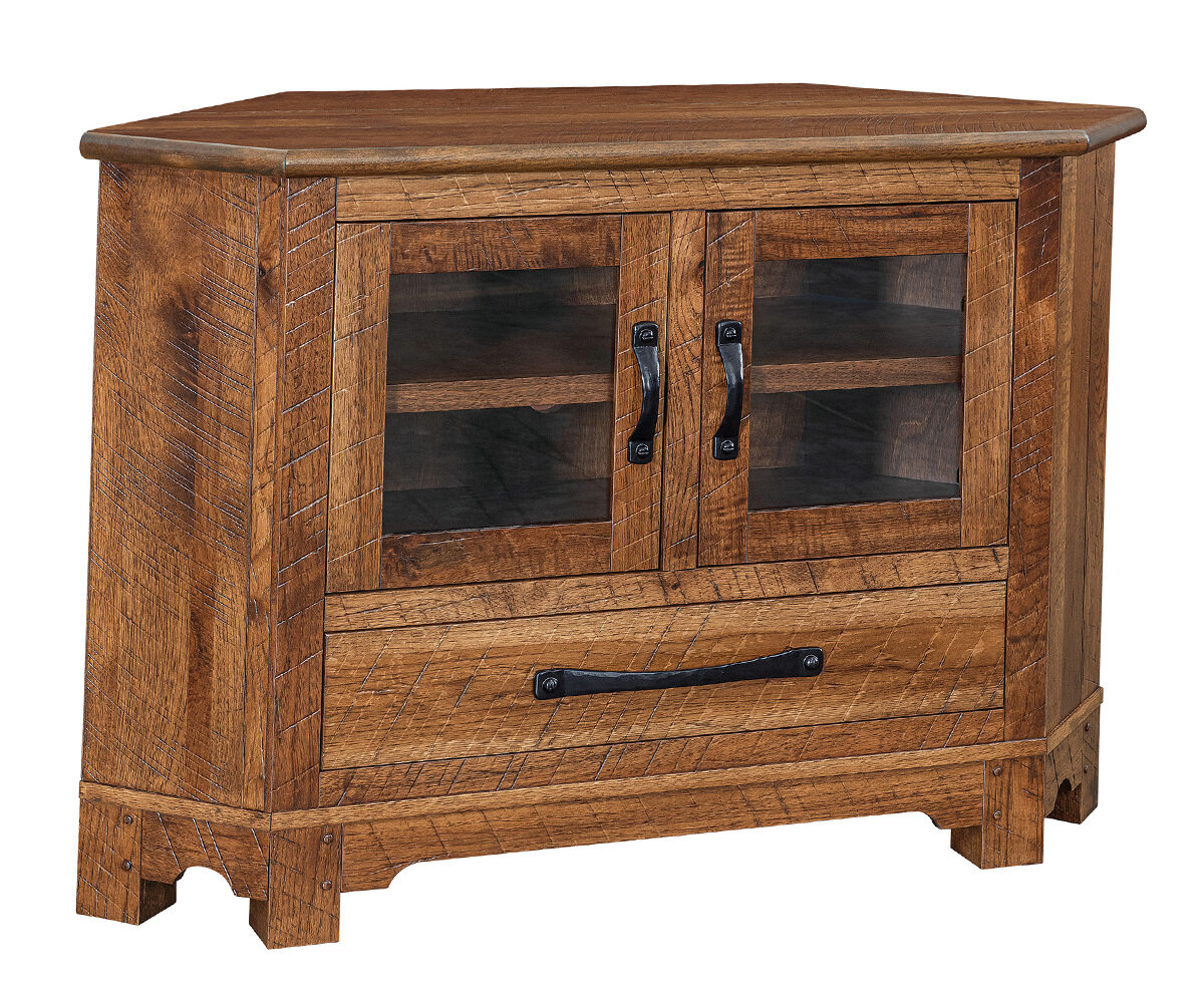 Farmhouse Corner Cabinet - 51"W