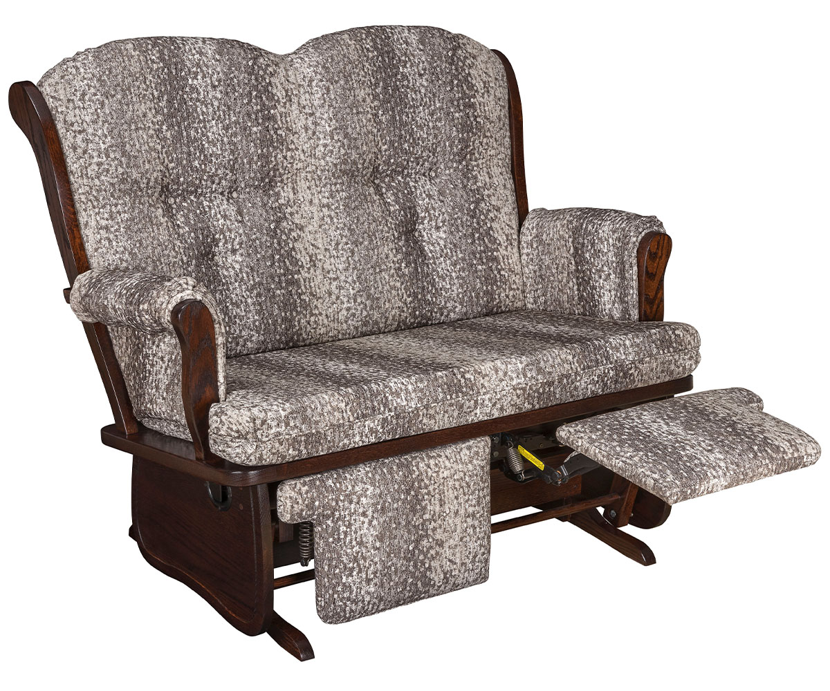 Swanback Loveseat Glider