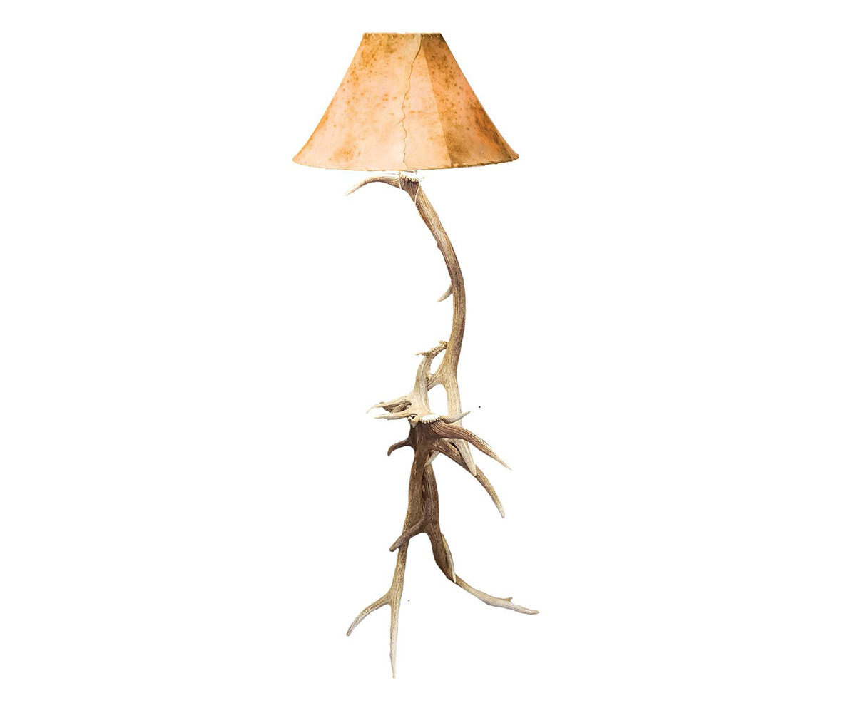 Elk Antler Floor Lamp