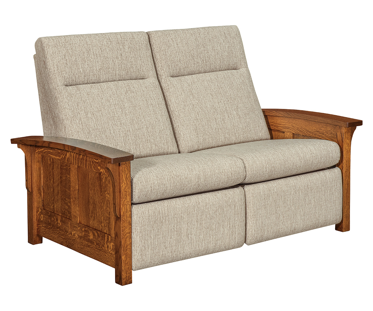 Skyline Panel WH Loveseat Recliner