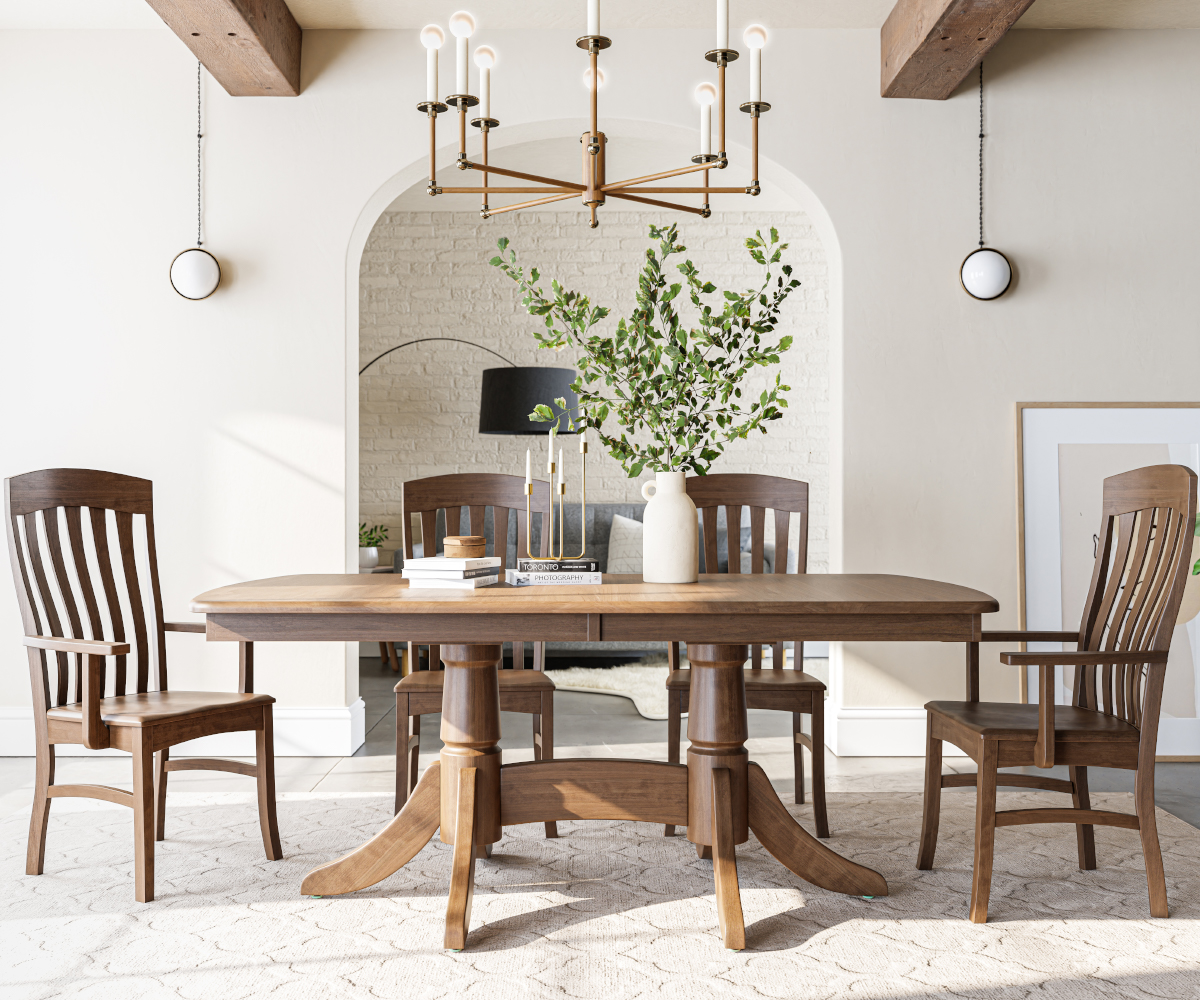 Baytown Double Pedestal Table Collection