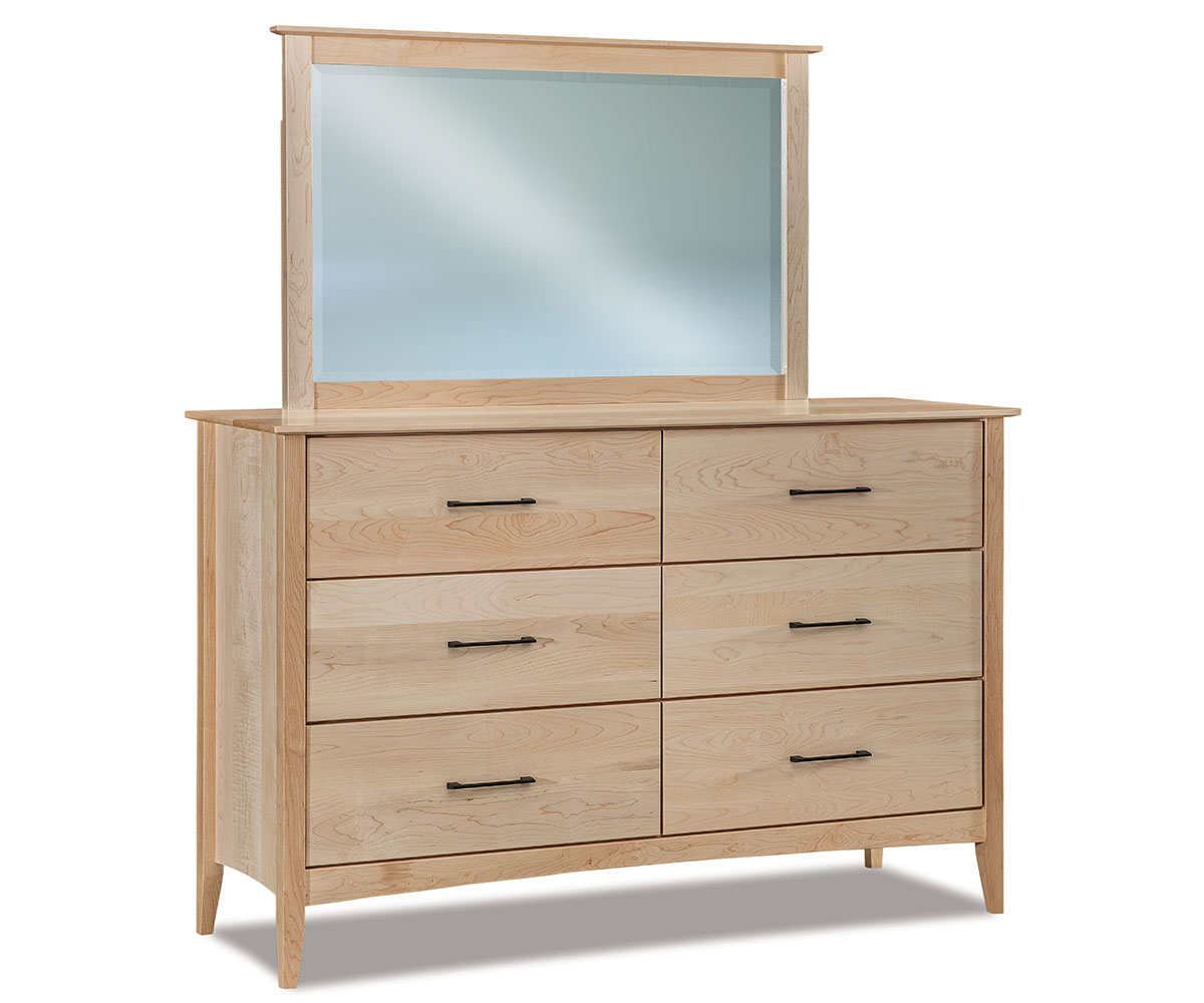 Atlantic 6 Drawer Dresser - 66"W