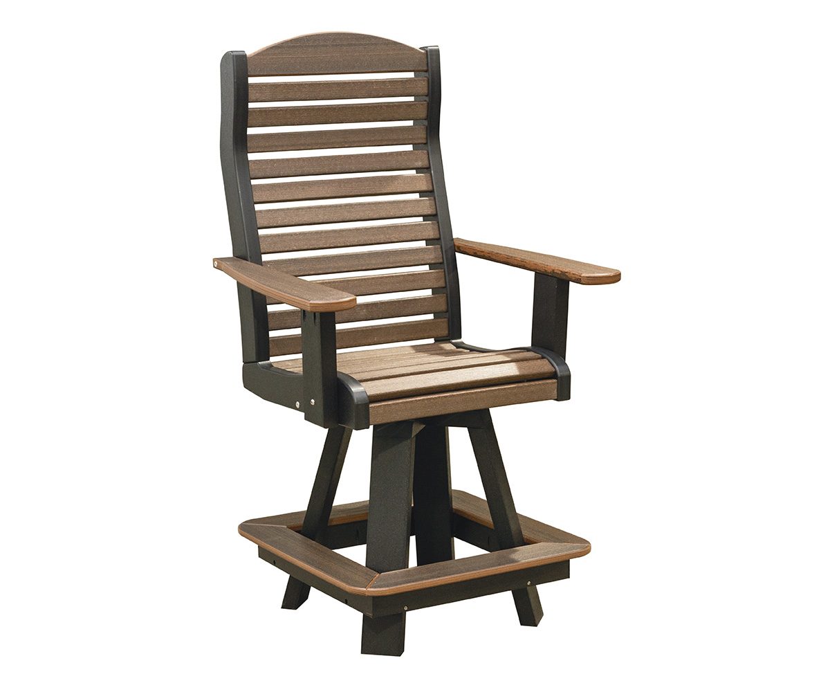 Lumbar Counter Height Swivel Chair