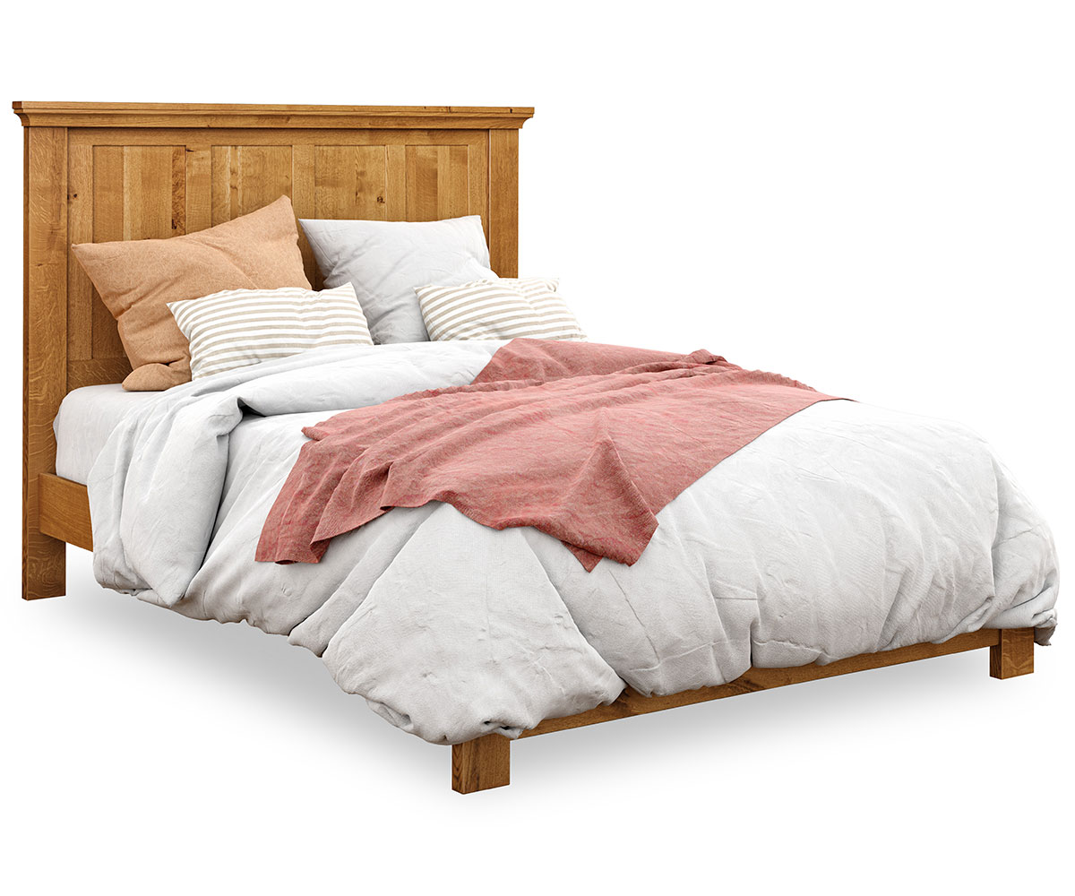 Canton Bed With Low Footboard