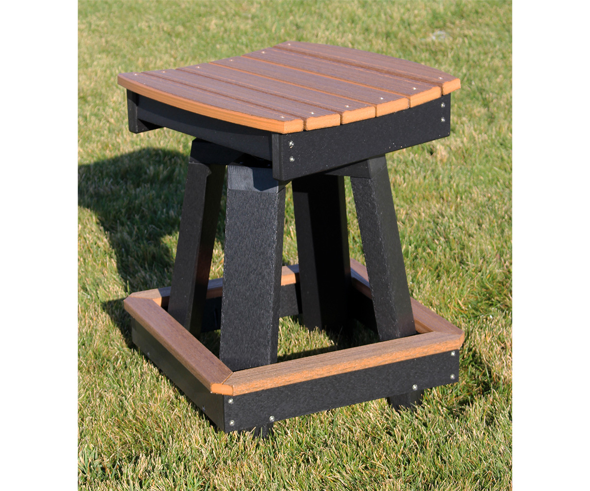 Swivel Saddle Counter Chair