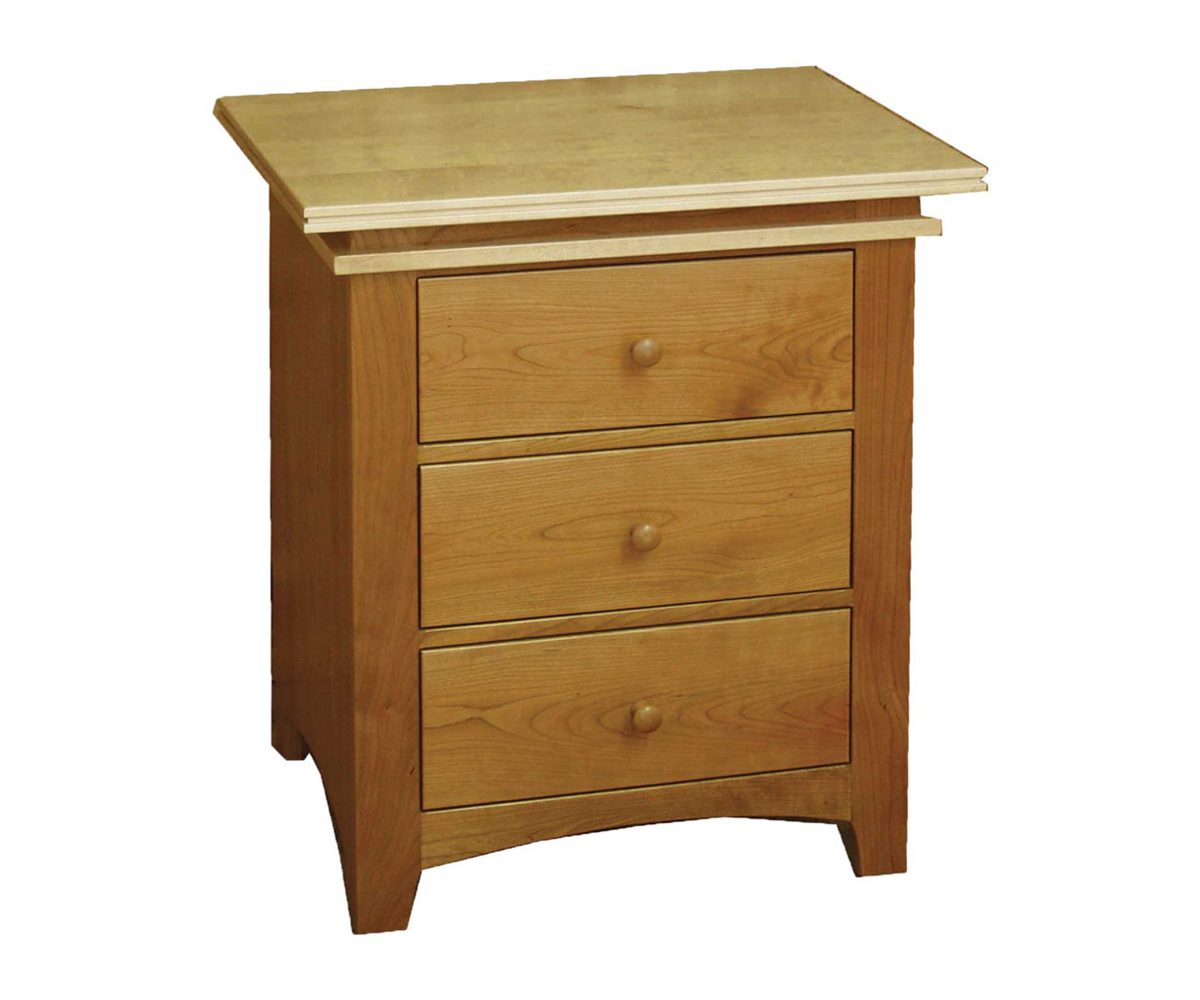 Maple Creek 3 Drawer Nightstand