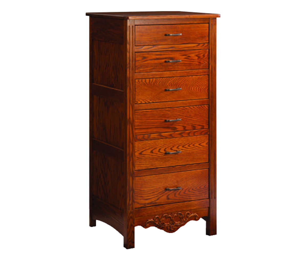 Amish Country Carved Chest