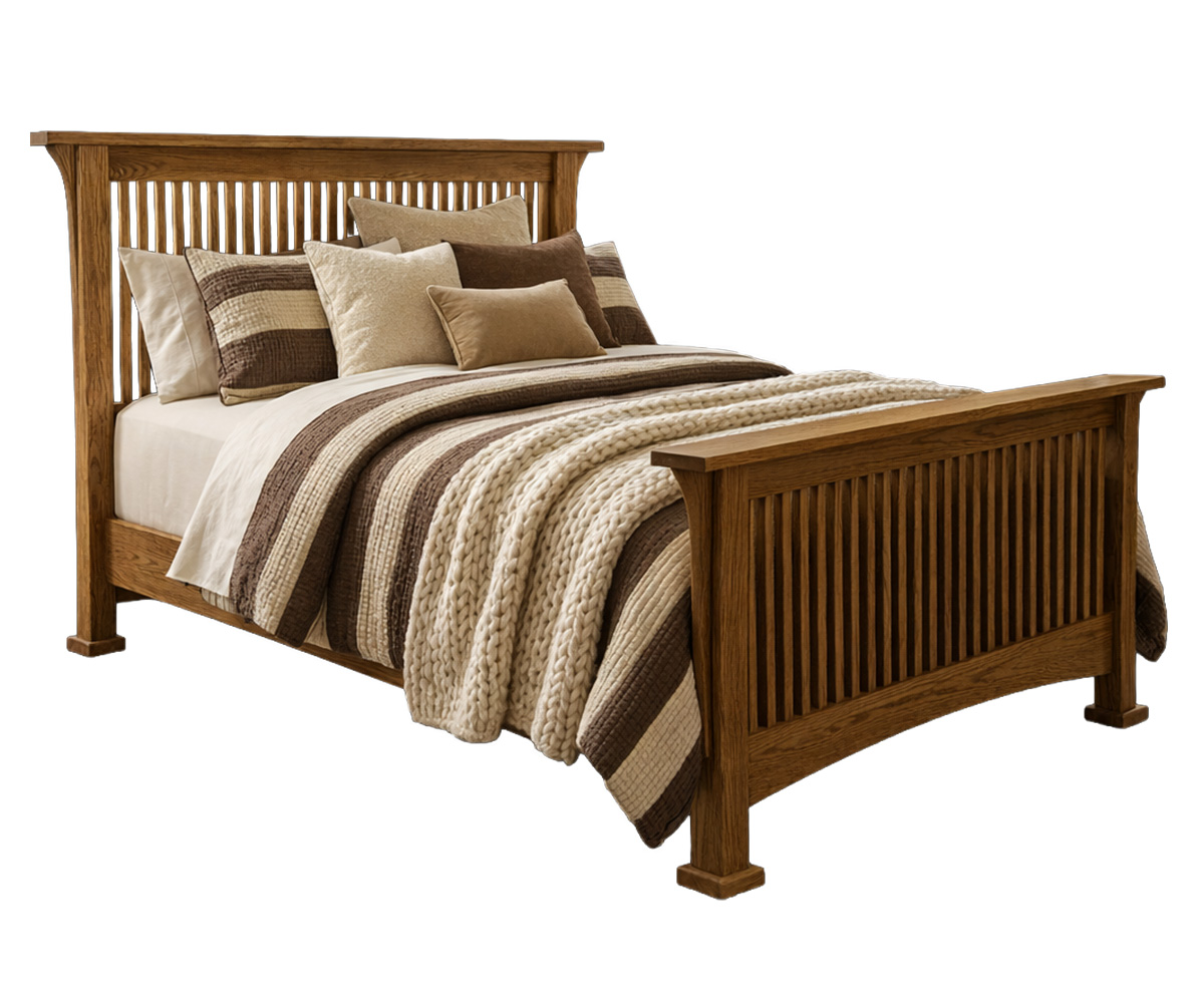 Dutch Corbel Mission Bed