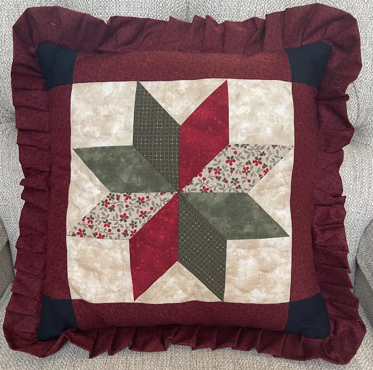 Amish Pillow Case with Pillow Insert