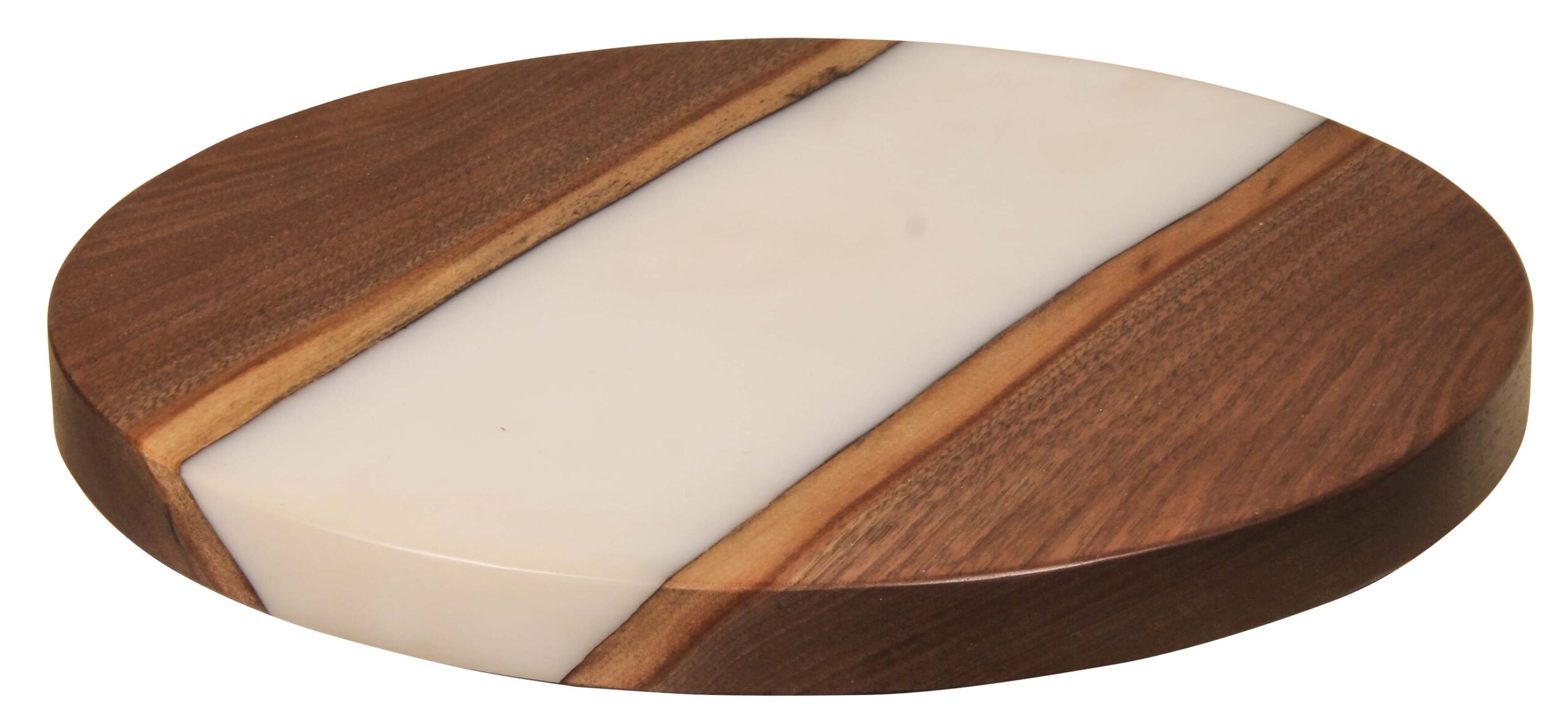 Lazy Susan 17in with Oreo Epoxy - L012493