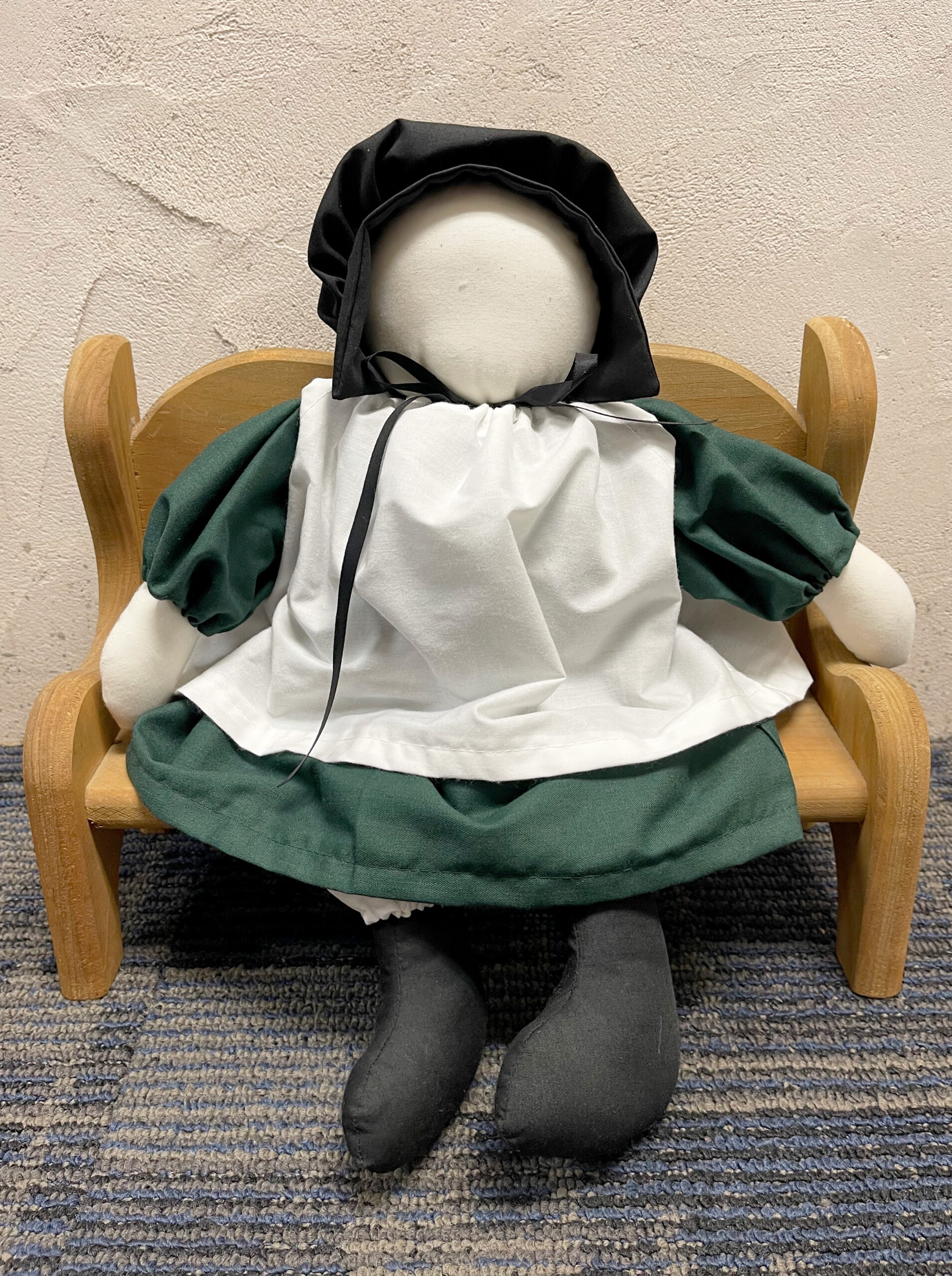 Green Large Flat Doll