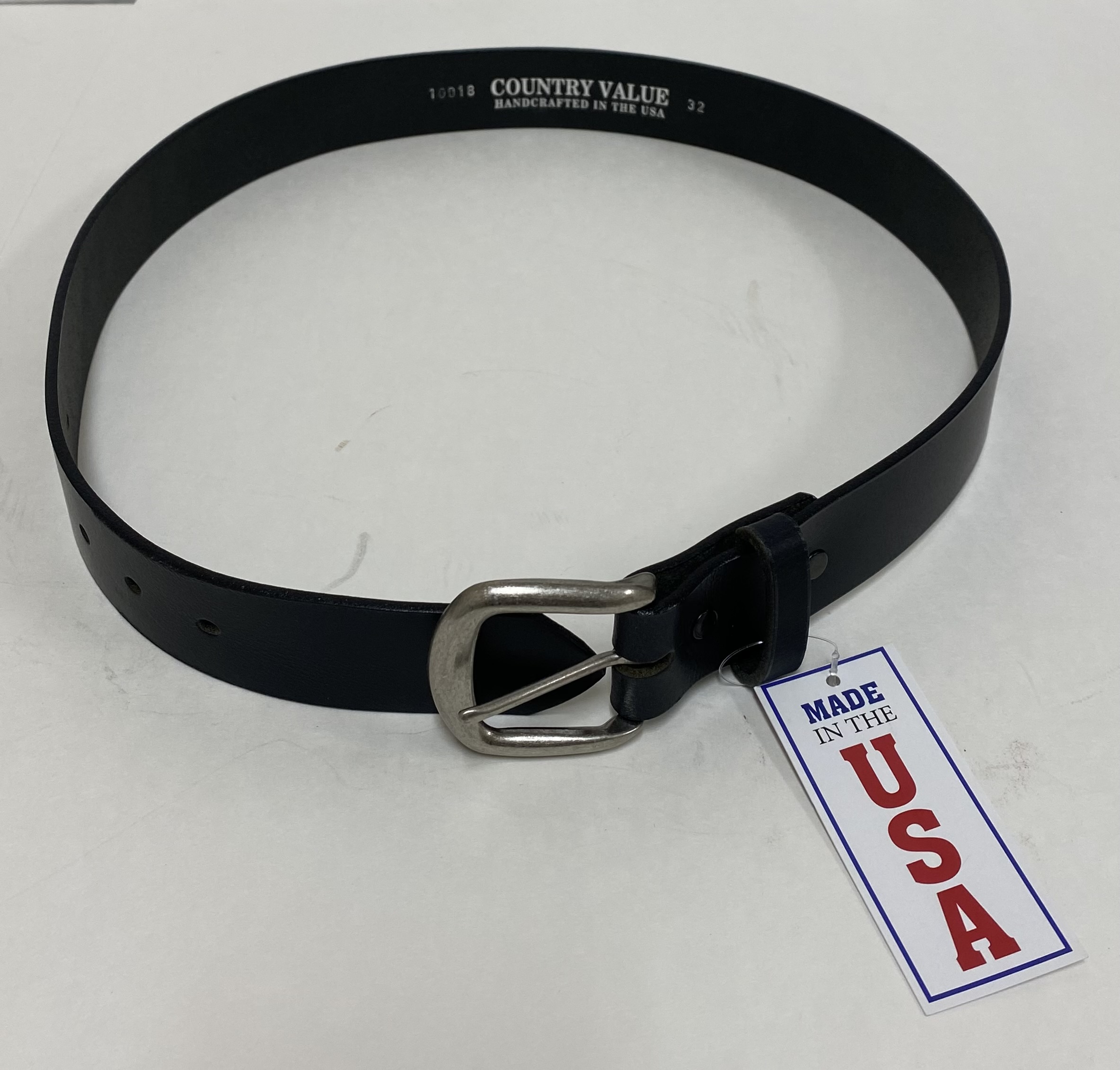 Classic Smooth Dress Belt Black