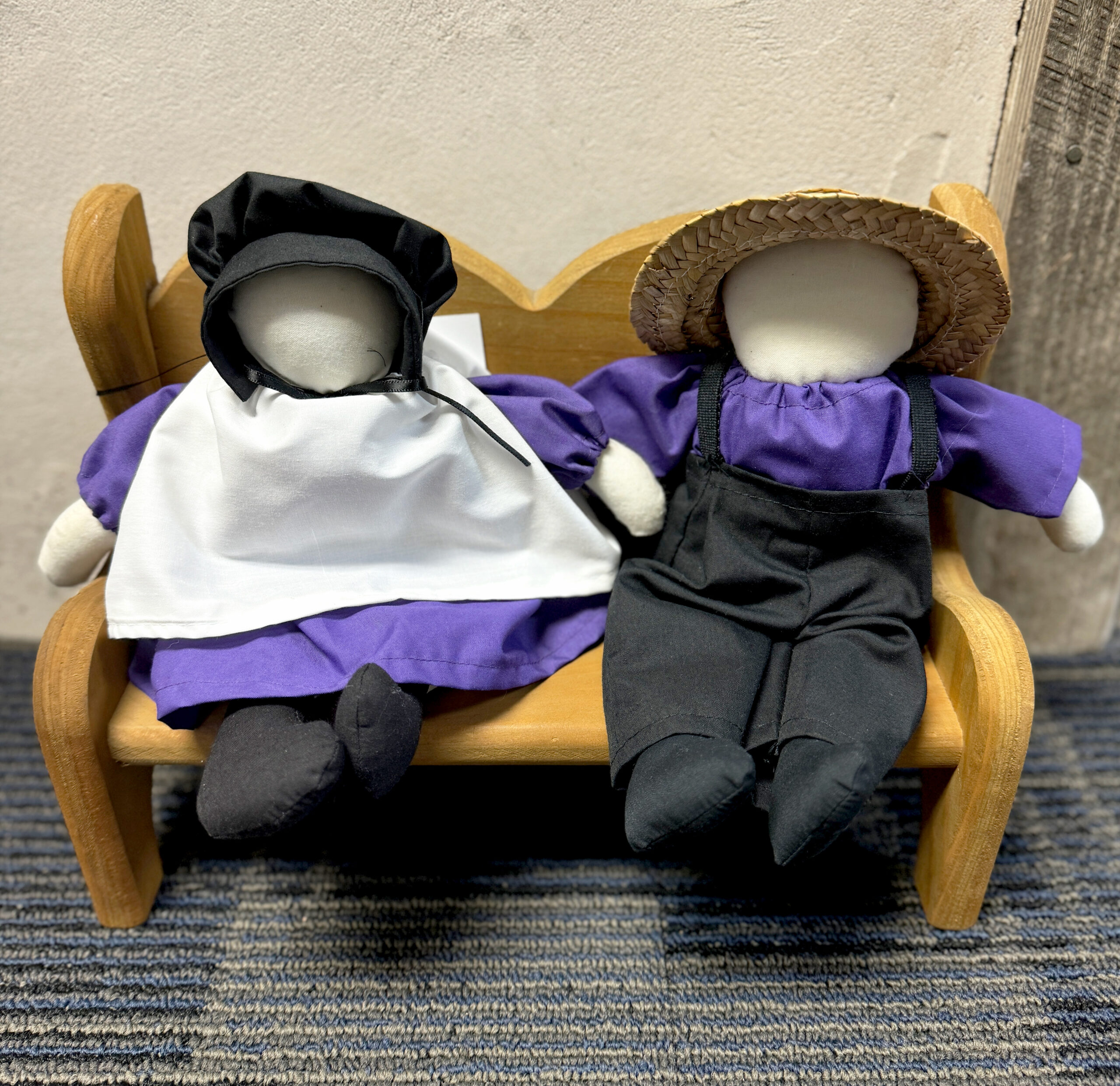 Purple Small Flat Doll