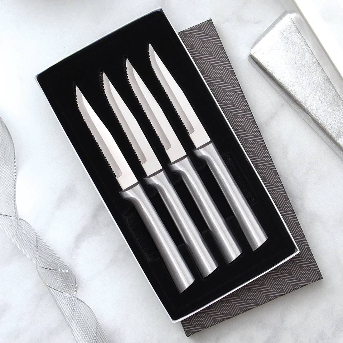 4 Serrated Steak Knife Set