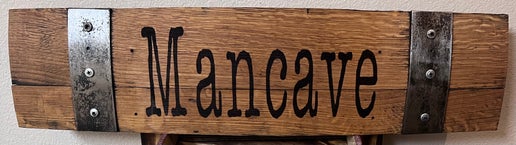 "Mancave" Large Stave