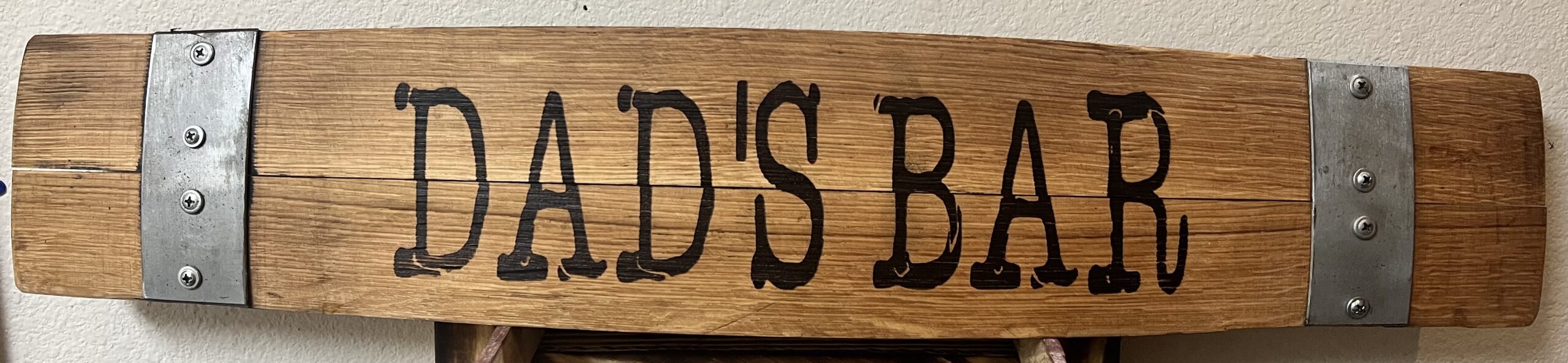 "Dad's Bar" Medium Stave
